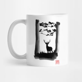 deer in the forest Mug